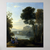 Claude Lorrain Landscape met Hagar en de Angel Poster (Voorkant)