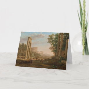 Claude Lorrain - Ruïnes van het Romeinse forum Kaart