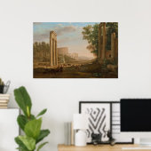 Claude Lorrain - Ruins of the Roman forum Poster (Thuiskantoor)