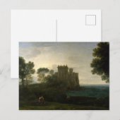 Claude Lorrain The Enchanted Castle Landscape Briefkaart (Voorkant / Achterkant)