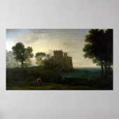 Claude Lorrain The Enchanted Castle Landscape Poster (Voorkant)