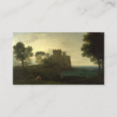 Claude Lorrain The Enchanted Castle Landscape Visitekaartje (Voorkant)
