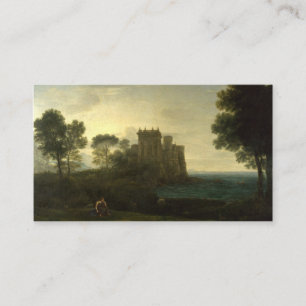 Claude Lorrain The Enchanted Castle Landscape Visitekaartje
