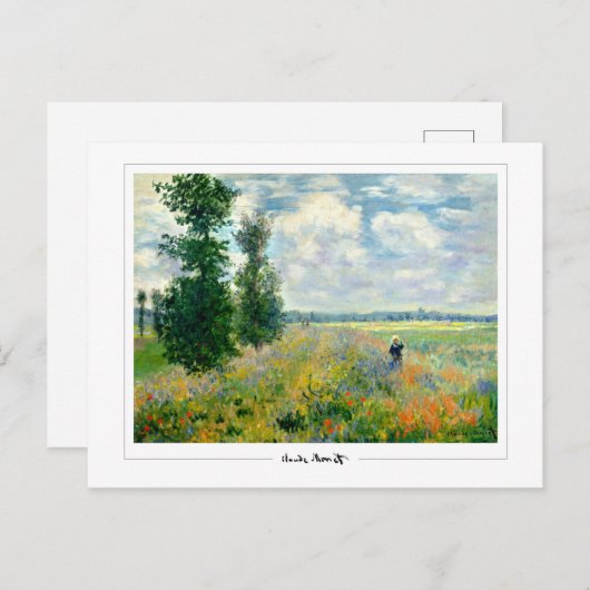Claude Monet #108 - Fine Art Briefkaart (Voorkant / Achterkant)