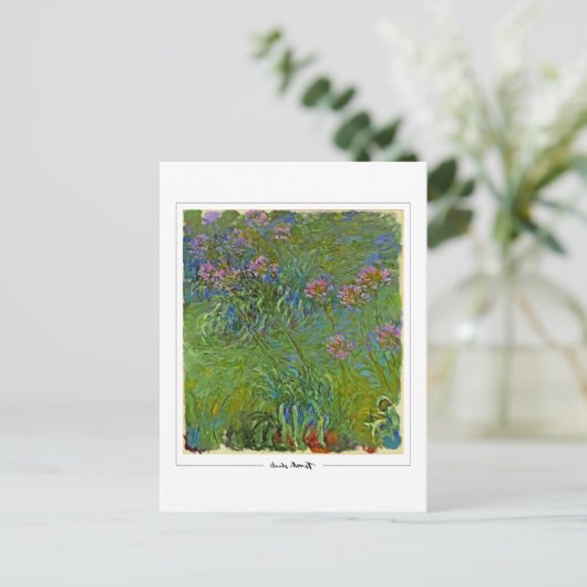 Claude Monet #158 - Fine Art Briefkaart (Staand voorkant)