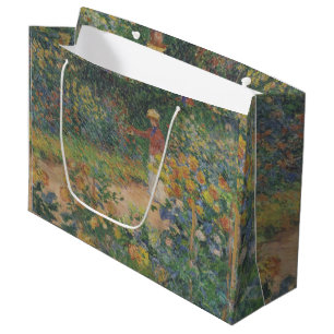 Claude Monet 1895 Vintage in de tuin Groot Cadeauzakje