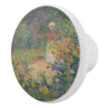 Claude Monet 1895 Vintage in de tuin