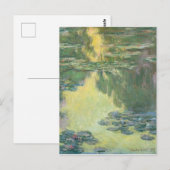 Claude Monet 1907  waterlilies Briefkaart (Voorkant / Achterkant)