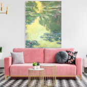 Claude Monet 1907 waterlilies Canvas Afdruk (Insitu (Woonkamer))