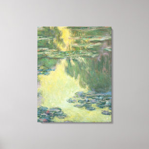 Claude Monet 1907  waterlilies Canvas Afdruk