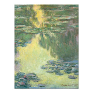 Claude Monet 1907  waterlilies Foto Afdruk