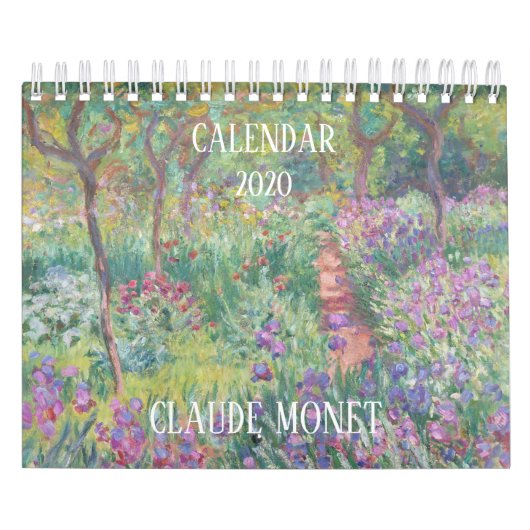 CLAUDE MONET 2020 FINE ART CALENDAR KALENDER (Hoes)