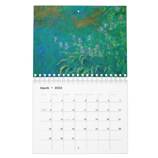 CLAUDE MONET 2020 FINE ART CALENDAR KALENDER (Mar 2026)