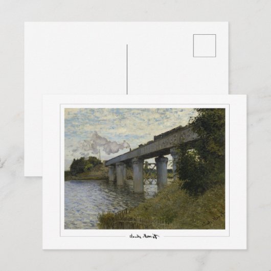Claude Monet #21 - Fine Art Briefkaart (Voorkant / Achterkant)