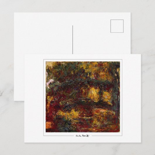 Claude Monet #2-2 - Fine Art Briefkaart (Voorkant / Achterkant)