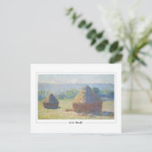 Claude Monet #31 - Fijne Kunst Briefkaart (Staand voorkant)