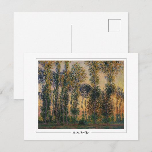 Claude Monet #355-2 - Fijne Kunst Briefkaart (Voorkant / Achterkant)