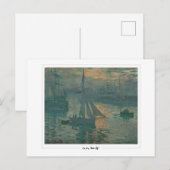 Claude Monet #36-2 - Fijne Kunst Briefkaart (Voorkant / Achterkant)