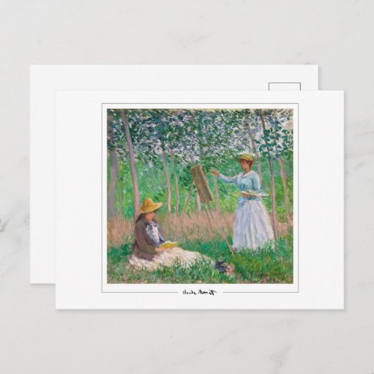 Claude Monet #3-2 - Fine Art Briefkaart (Voorkant / Achterkant)