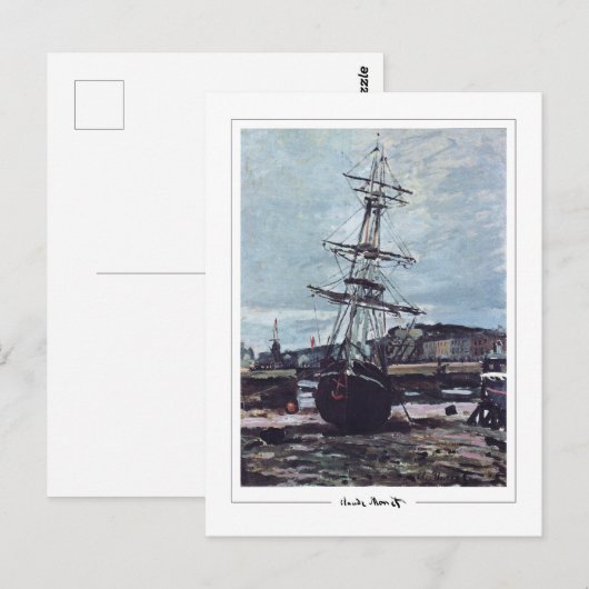 Claude Monet #401-2 - Fijne Kunst Briefkaart (Voorkant / Achterkant)