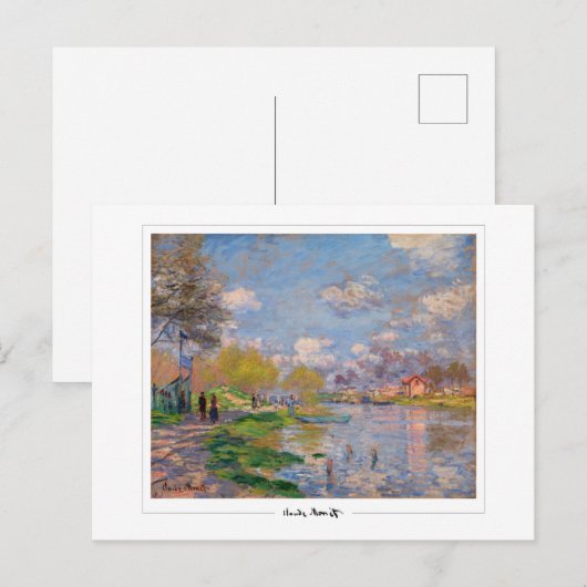 Claude Monet #48-2 - Fine Art Briefkaart (Voorkant / Achterkant)