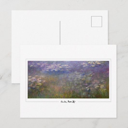 Claude Monet #551-2 - Fijne Kunst Briefkaart (Voorkant / Achterkant)