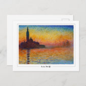 Claude Monet #658-2 - Fijne Kunst Briefkaart (Voorkant / Achterkant)