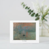 Claude Monet #668 - Fijne Kunst Briefkaart (Staand voorkant)