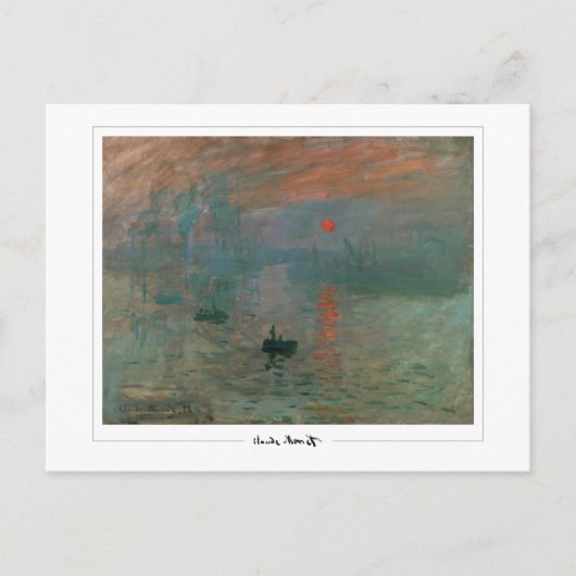 Claude Monet #668 - Fijne Kunst Briefkaart (Voorkant)