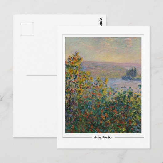 Claude Monet #8-2 - Fine Art Briefkaart (Voorkant / Achterkant)