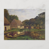 Claude Monet | A Farmyard in Normandy Briefkaart (Voorkant)