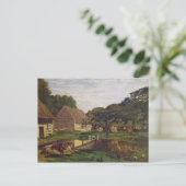 Claude Monet | A Farmyard in Normandy Briefkaart (Staand voorkant)