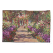 Claude Monet | A Pathway in Monet's Garden Kussensloop (Achterkant)
