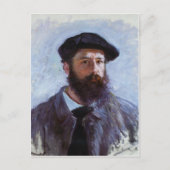Claude Monet a Self-Portrait briefkaart (Voorkant)
