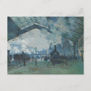Claude Monet - Aankomst van de Normandische trein Briefkaart