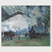 Claude Monet Aankomst van de Normandy Train Cadeaupapier (Vlak)