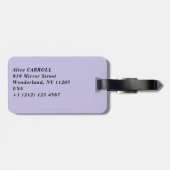 Claude Monet - Agapanthus Bagagelabel (Achterkant horizontaal)