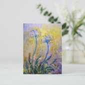 Claude Monet - Agapanthus Briefkaart (Staand voorkant)