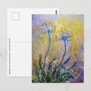 Claude Monet - Agapanthus Briefkaart