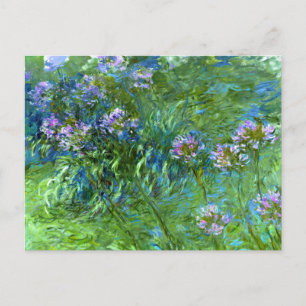 Claude Monet Agapanthus Briefkaart