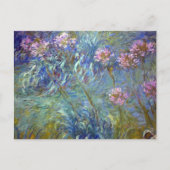 Claude Monet Agapanthus Briefkaart (Voorkant)