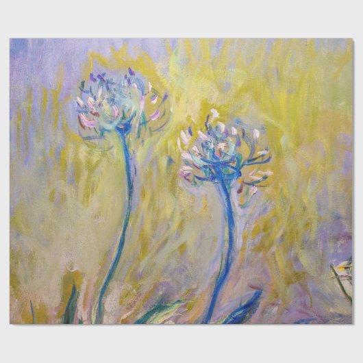 Claude Monet - Agapanthus Cadeaupapier (Vlak)