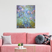 Claude Monet Agapanthus Canvas Afdruk (Insitu (Woonkamer))
