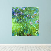 Claude Monet: Agapanthus Canvas Afdruk (Insitu (Houten vloer))