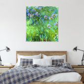 Claude Monet: Agapanthus Canvas Afdruk (Insitu (Slaapkamer))