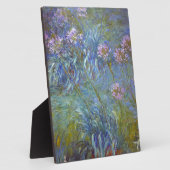 Claude Monet - Agapanthus Classic Flowers Painting Fotoplaat (Zijkant)