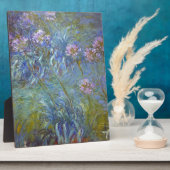 Claude Monet - Agapanthus Classic Flowers Painting Fotoplaat (Zijkant)