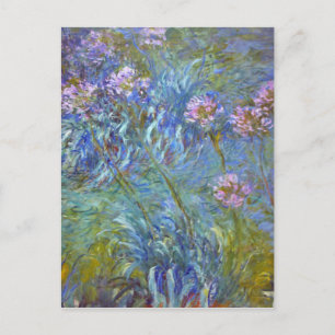 Claude Monet Agapanthus Fine Art Floral GalleryHD Briefkaart