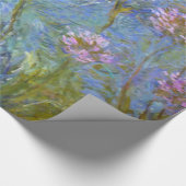 Claude Monet Agapanthus Fine Art Floral GalleryHD Cadeaupapier (Hoek)