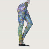 Claude Monet Agapanthus Fine Art Floral GalleryHD Leggings (Rechts)